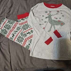 Two piece Christmas pajama set unisex